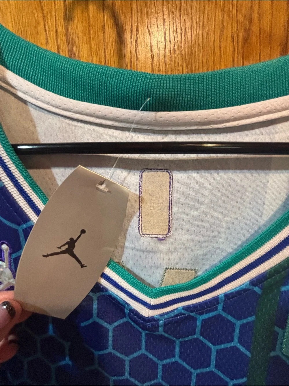 NBA Charlotte Blue Gradient - #2 Ball Jersey